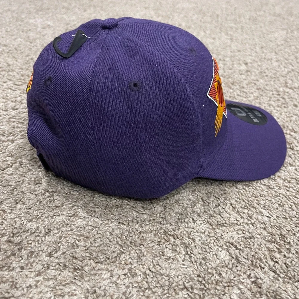 Phoenix‎ Suns Hat Cap Mens One Size Purple Ultra Game Embroidered Strapback NBA